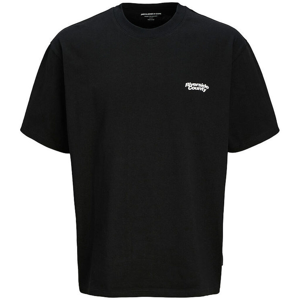 Jack & Jones T-shirt - JcoRetreat Typographic - Sort