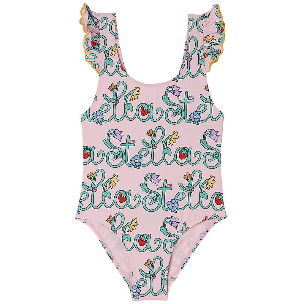 Stella McCartney Kids Badedragt - Rosa m. Blomster