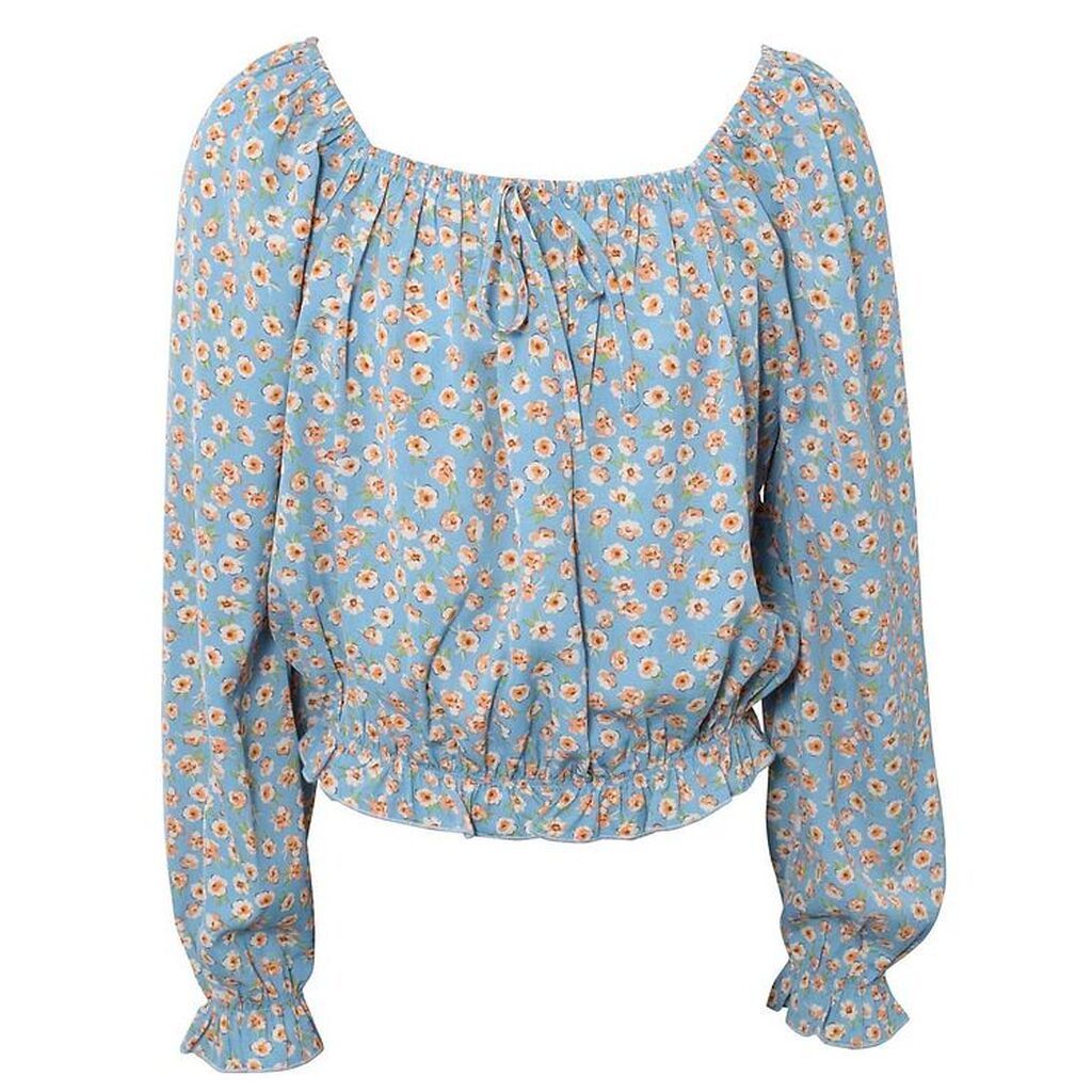 Hound BLuse - Flower - Sky Blue