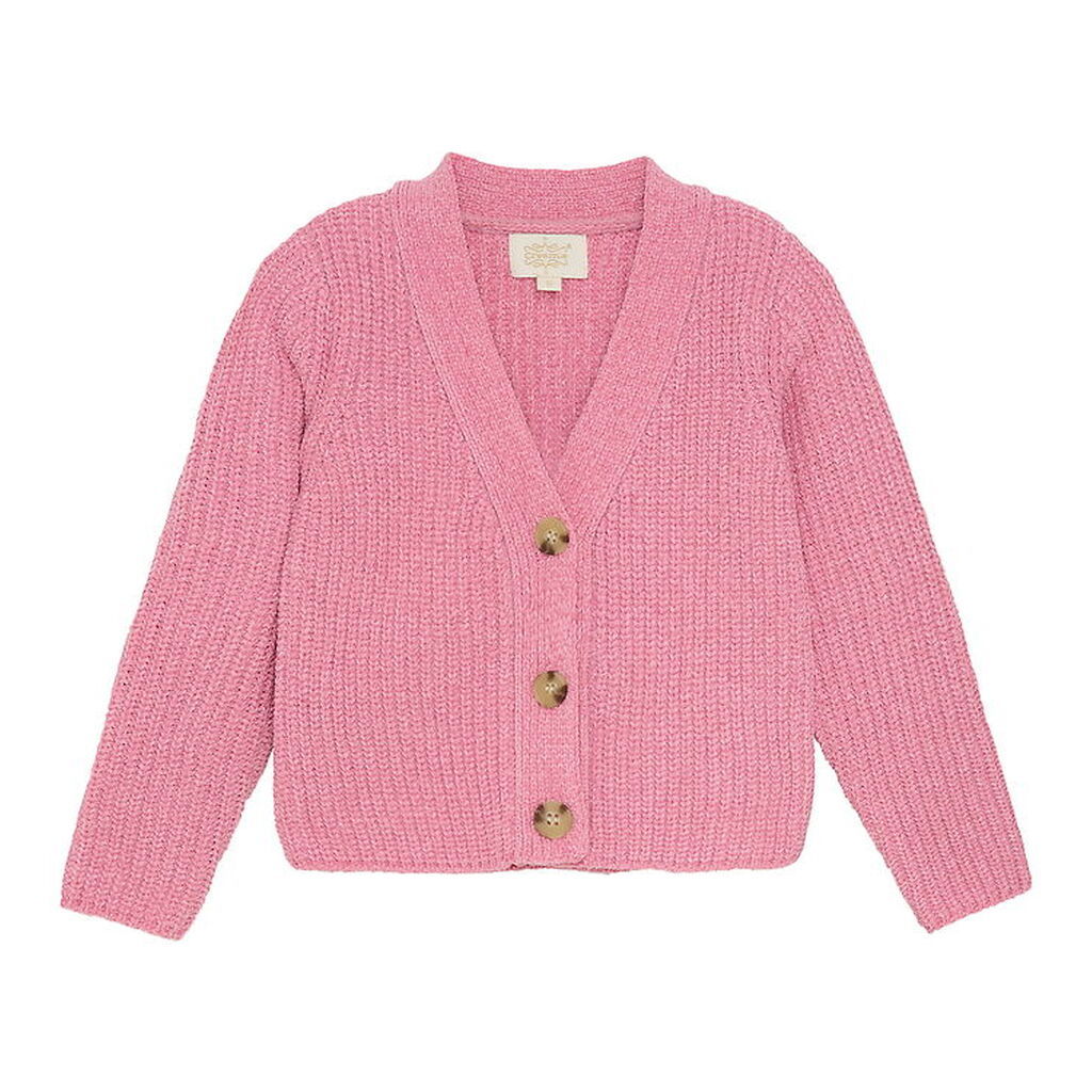 Creamie Cardigan - Strik - Wild Rose