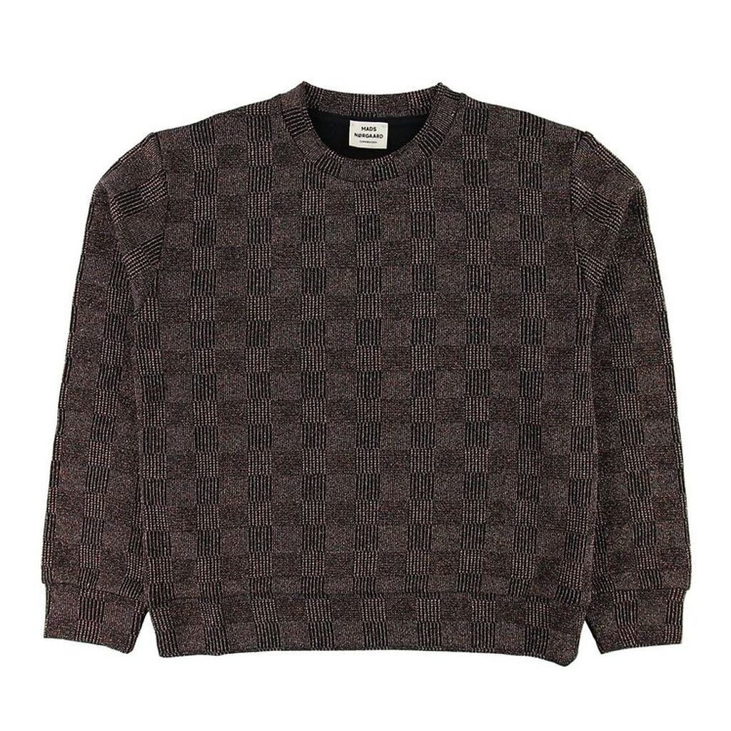 Mads Nørgaard Bluse - Talinka - Sort m. Glimmer/Tern