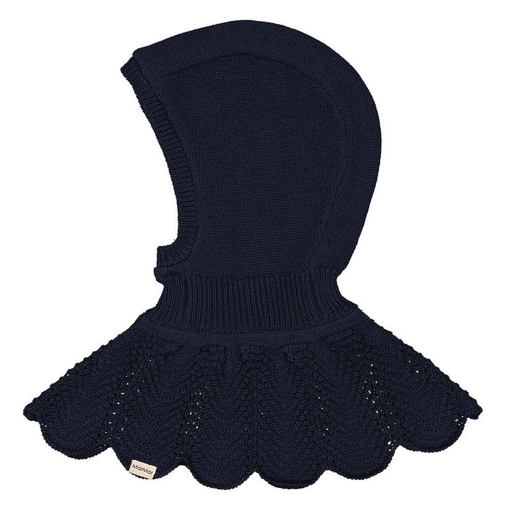 MarMar Elefanthue - Uld/Bomuld - 2-lags - Strik - Adalyn - Ink