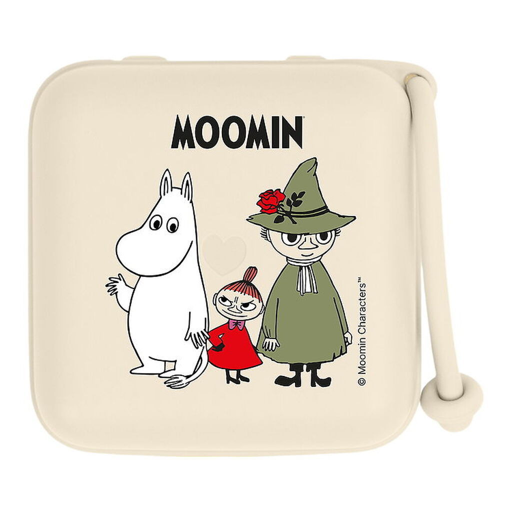 BIBS x Moomins Sutteboks - 7x5 cm - Ivory