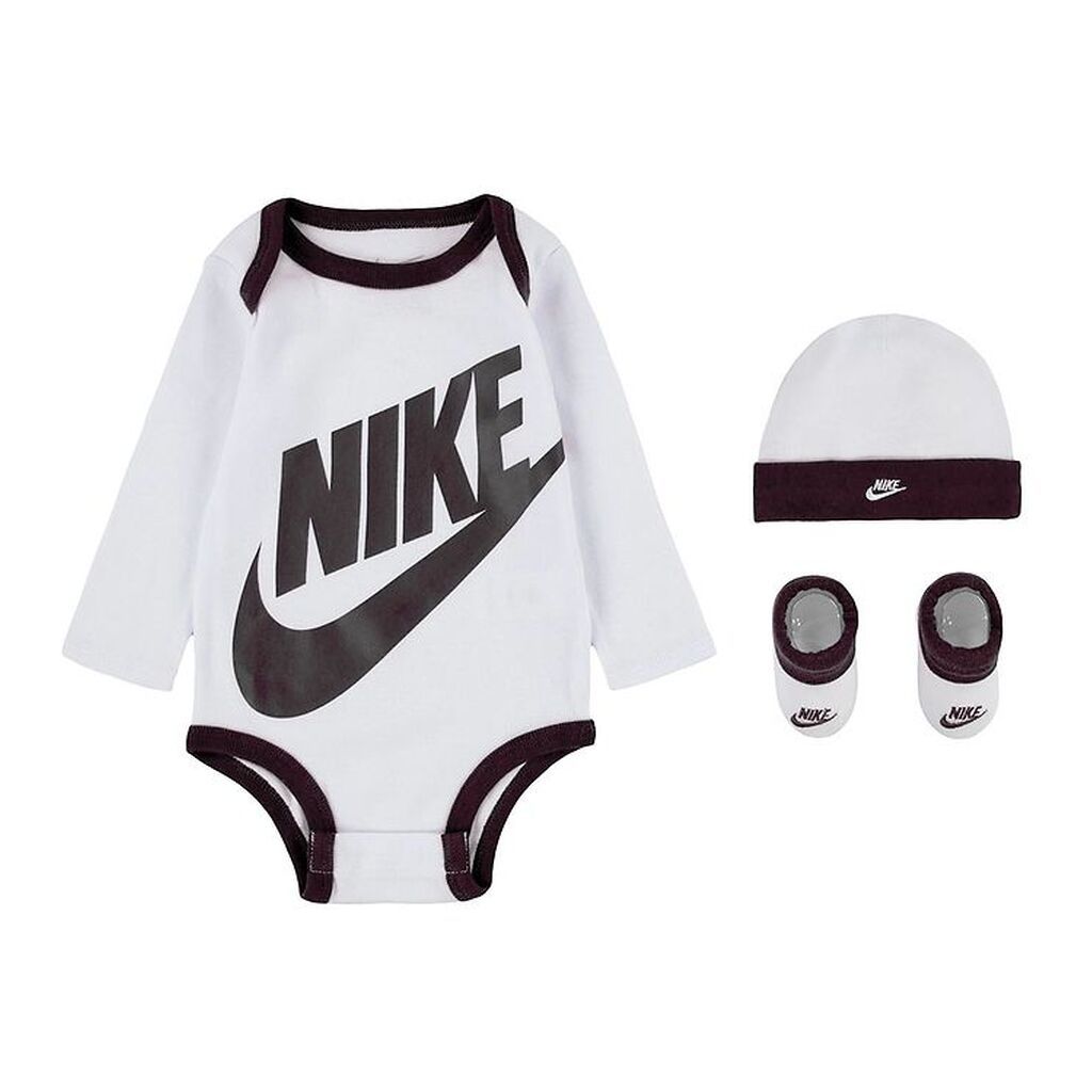 Nike Gaveæske - Futter/Hue/Body l/æ - Futura - Hvid m. Sort