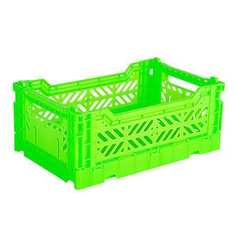 Aykasa Foldekasse - 27x17x11 cm - Mini - Neon Green