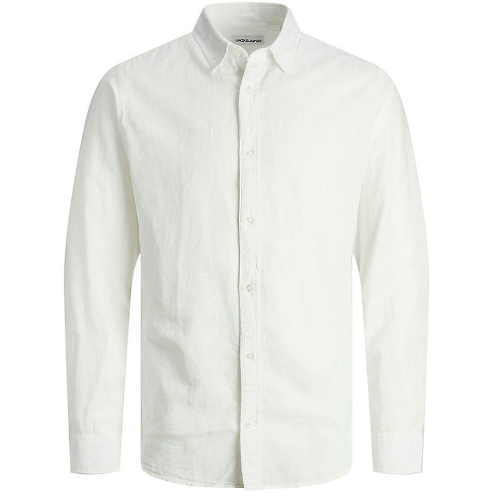 Jack & Jones Skjorte - JjeLinen - Hvid