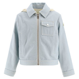 Moncler Denimjakke med Hætte - Esme - Royal