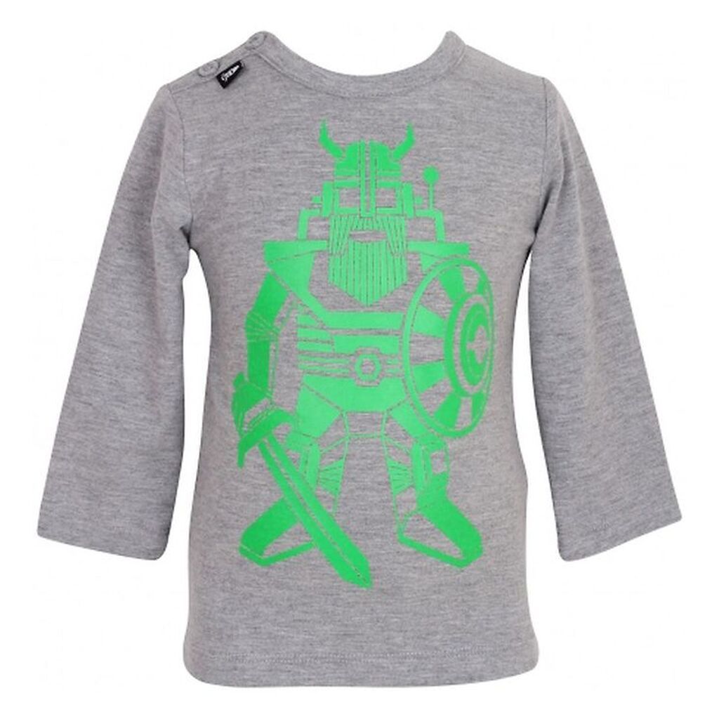 Danefæ Bluse - Danejohannes - Meleret Grå Robovik