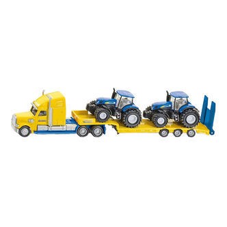Siku Lastbil m. Traktorer - 1:87 - New Holland Tractors