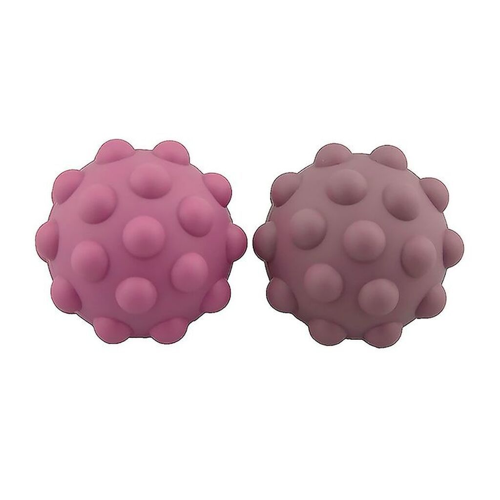 Tiny Tot Bolde - Sensory Silicone Fidget Balls - 2-pak - 7 cm -