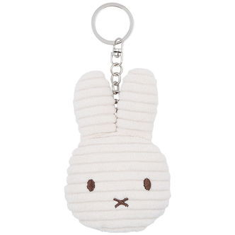 Bon Ton Toys Nøglering - 10 cm - Miffy Flat ECO Corduroy - Offwh