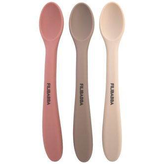 Filibabba Skeer - 3-pak - Silikone - Rose Mix