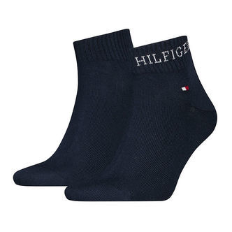 Tommy Hilfiger Strømper - 2-pak - Quarter - Navy