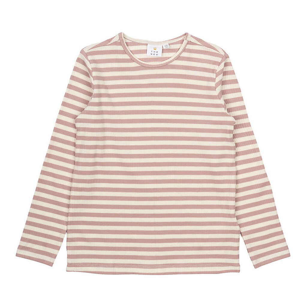 The New Bluse - Rib - TnMoore - Adobe Rose Striped