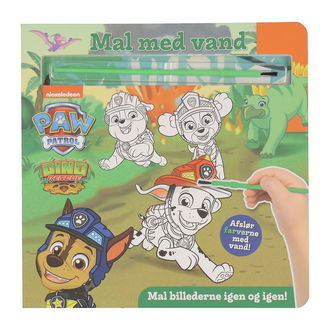 Alvilda Malebog - Mal Med Vand - Paw Patrol Dinoer