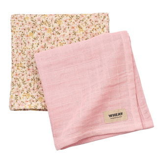 Wheat Stofbleer - 2-pak - Kaya - Coral Blush