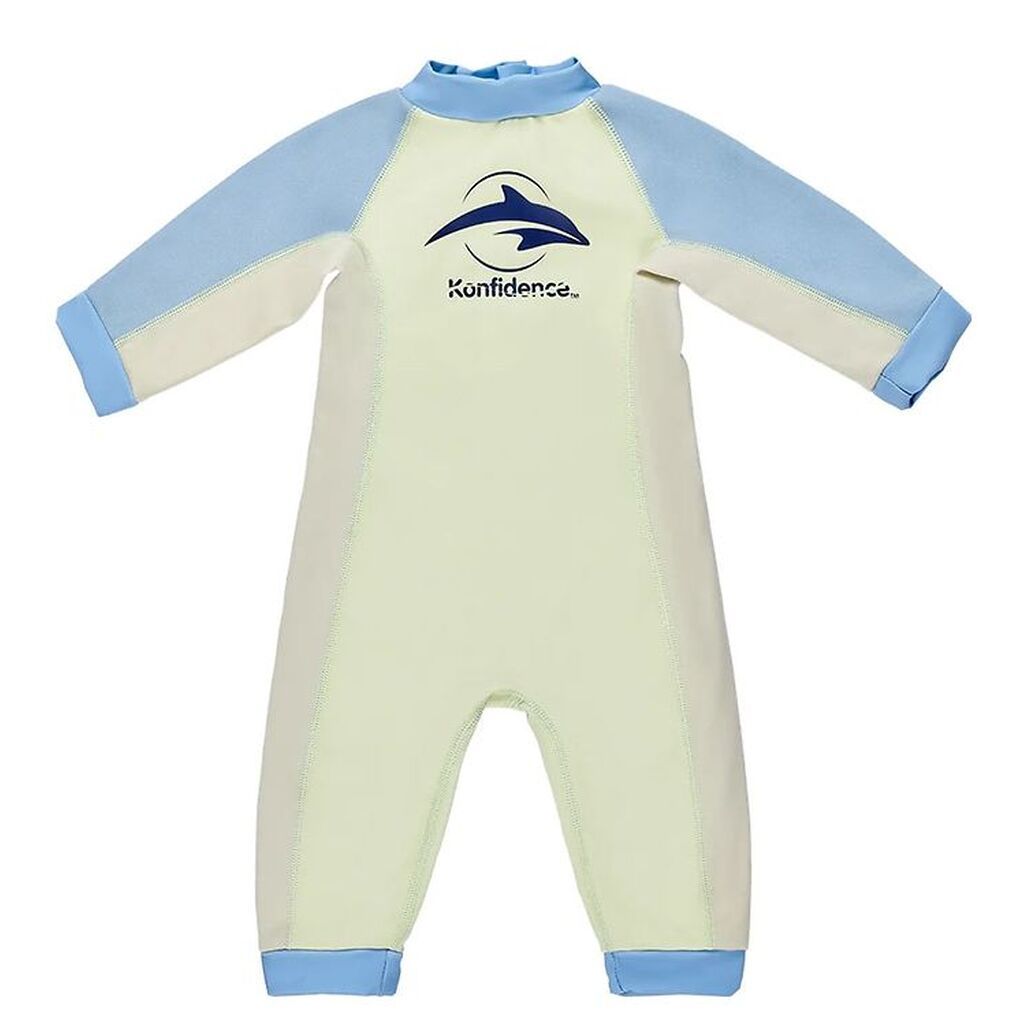 Konfidence Badeheldragt - UV50+ - Grøn/Blå/Grå