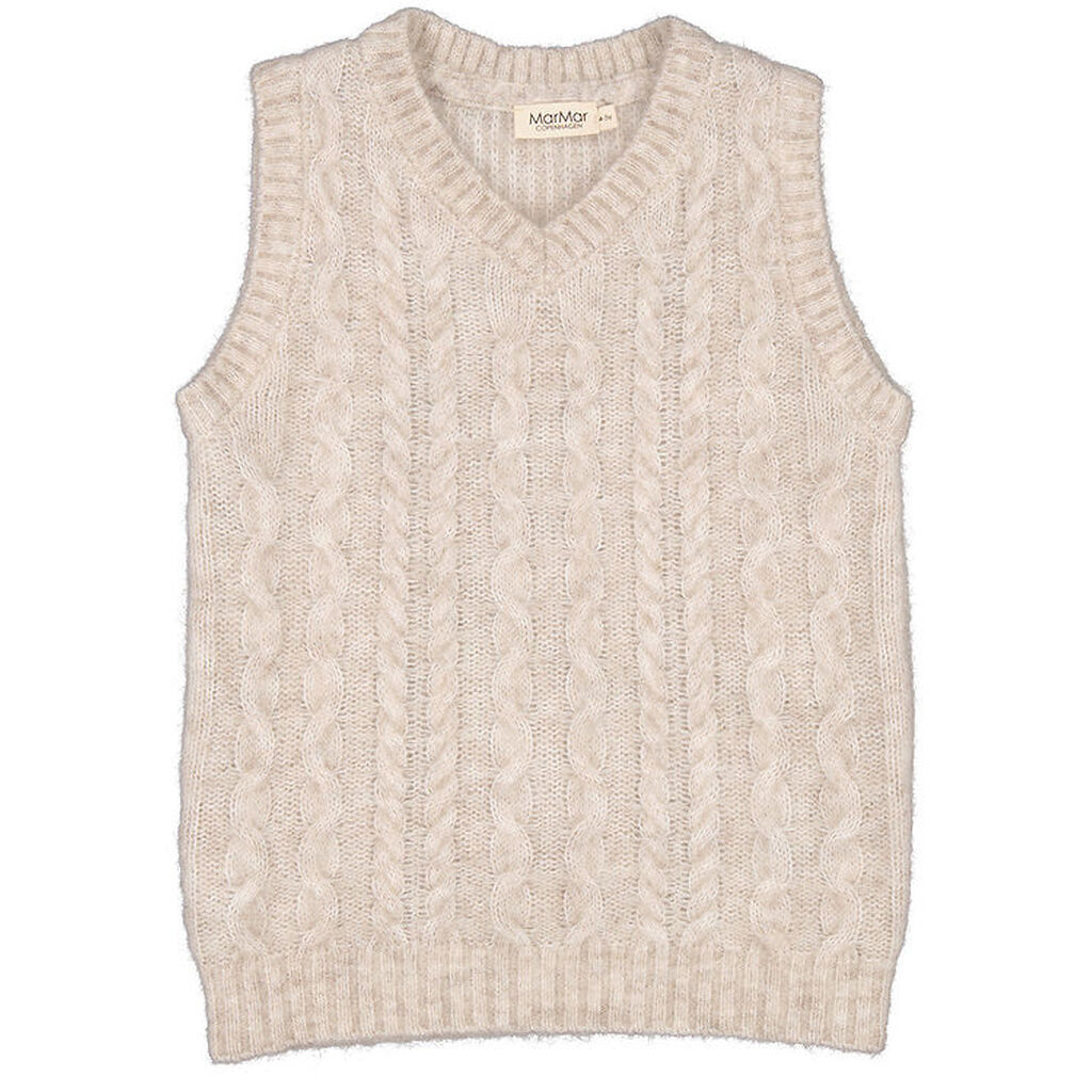 MarMar Vest - Uld - Taj - Cashew Melange