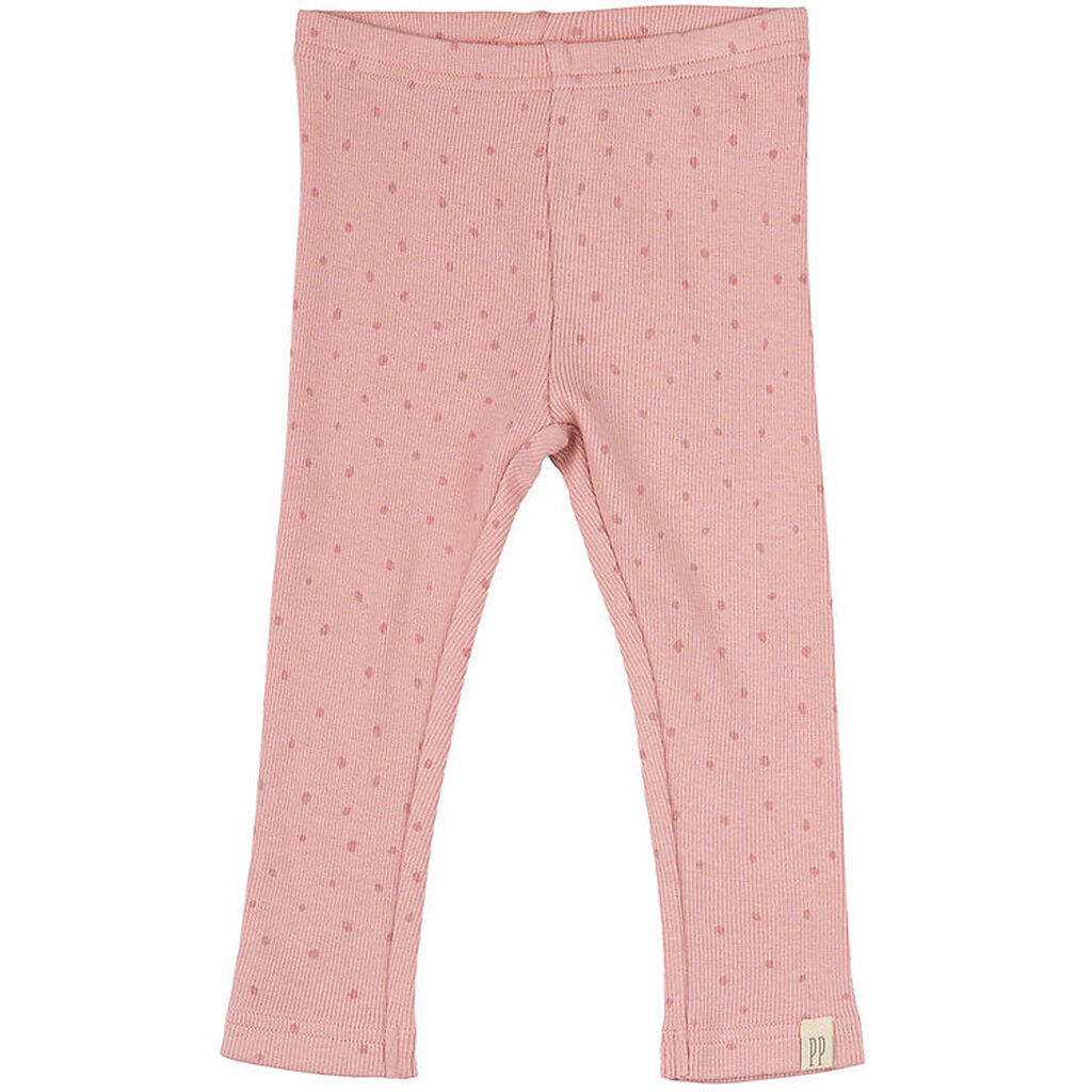 Petit Piao Leggings - Rib - Modal - Bright Rose