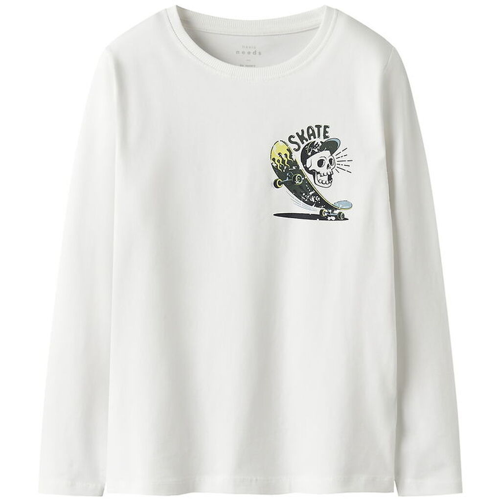 Name It Bluse - NkmVux - Bright White/Skate