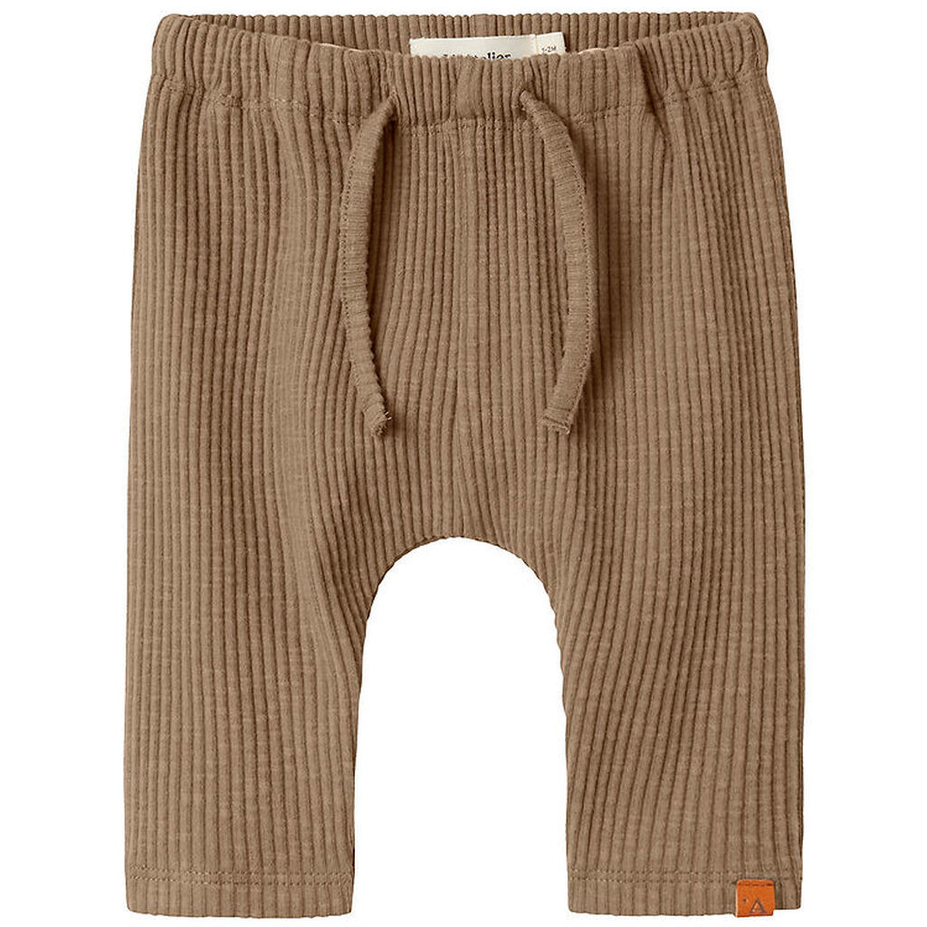 Lil' Atelier Bukser - Rib - NbmRajo - Petrified Oak