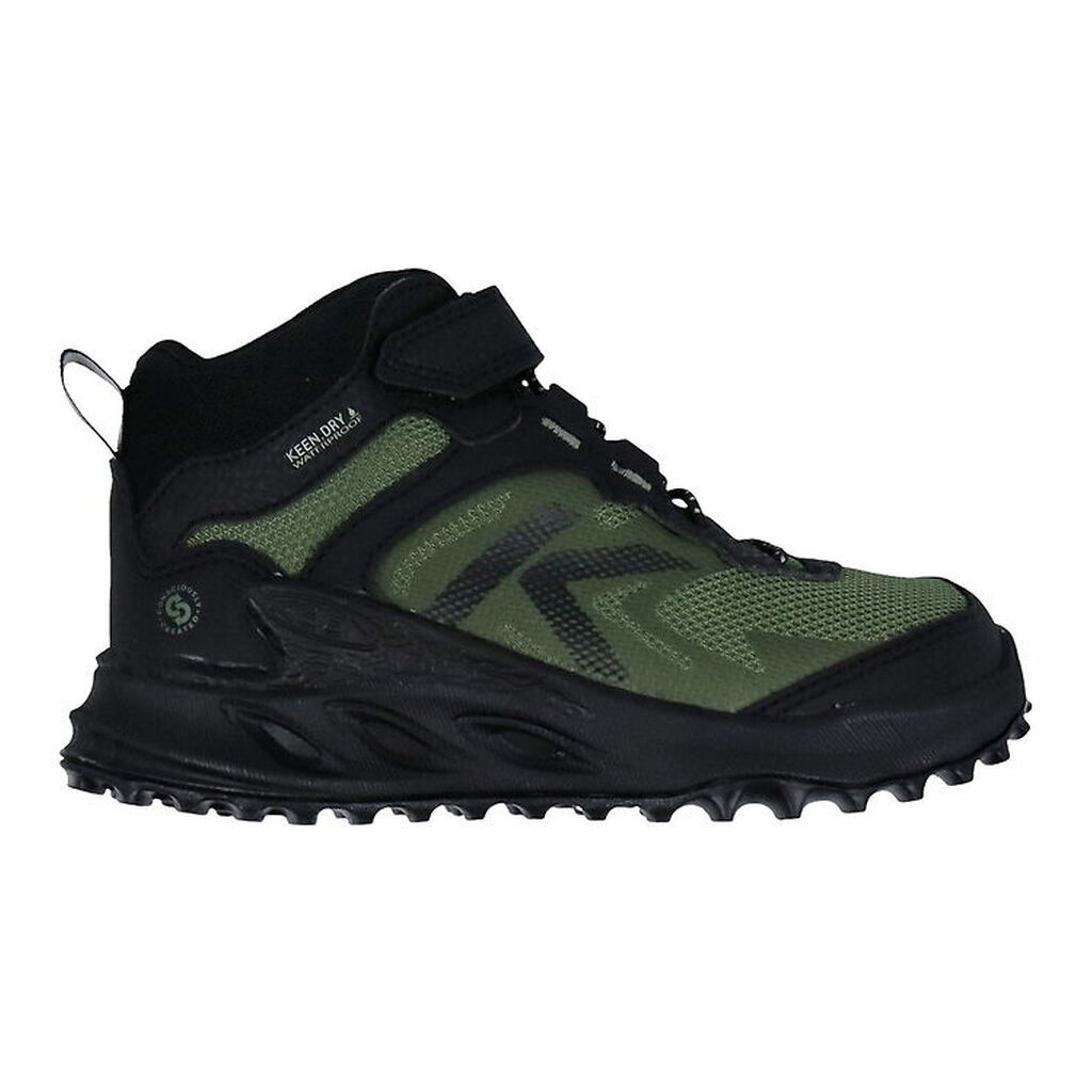 KEEN Støvler - KE ZIONIC MID WP C - Black-Bronze Green
