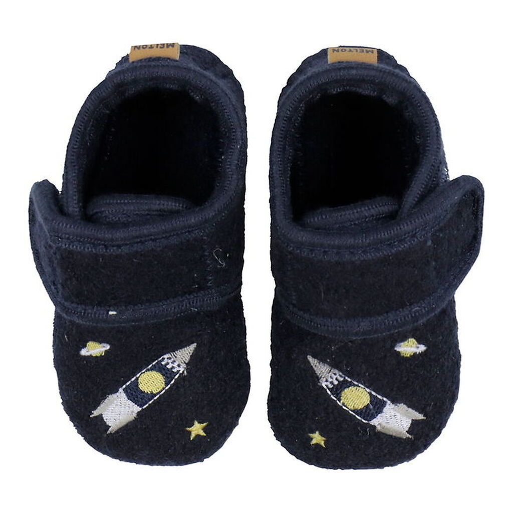 Melton Hjemmesko - Uld - Marine