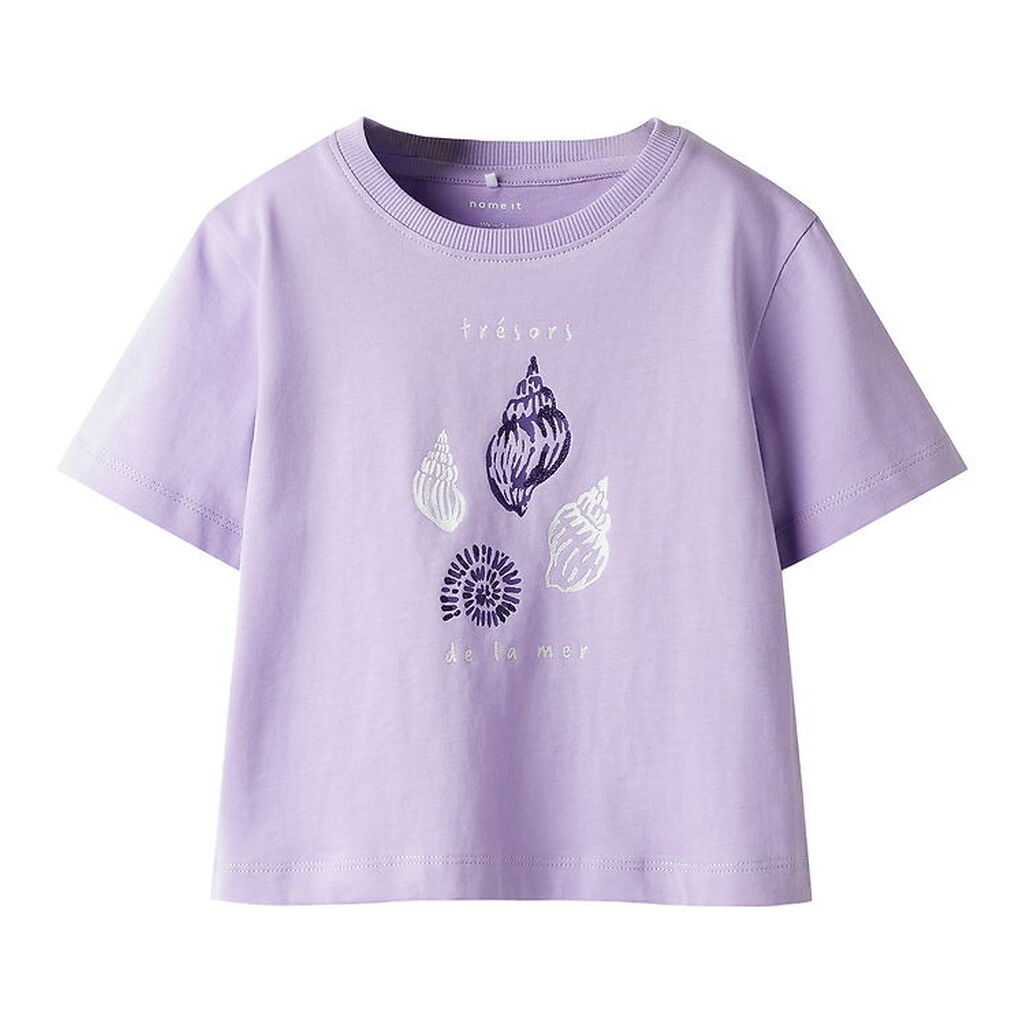 Name It T-shirt - NmfHaline - Lavendula