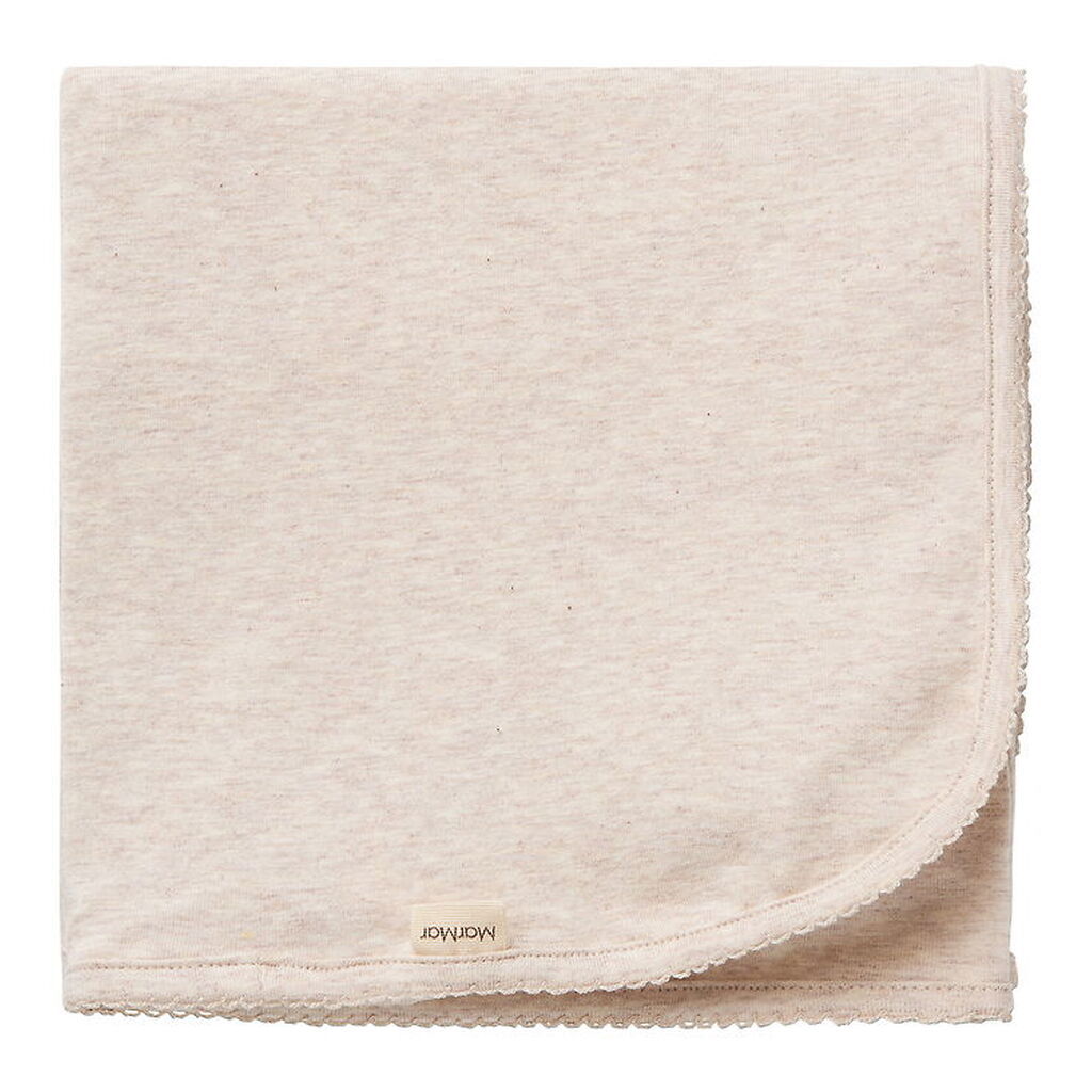 MarMar Babytæppe - 80x80 cm - Alida - Noos - Lysebeigemeleret