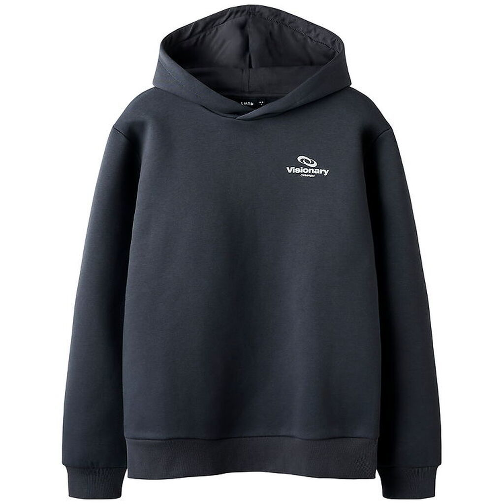 LMTD Hættetrøje - NlnHebra - Asphalt m. Print