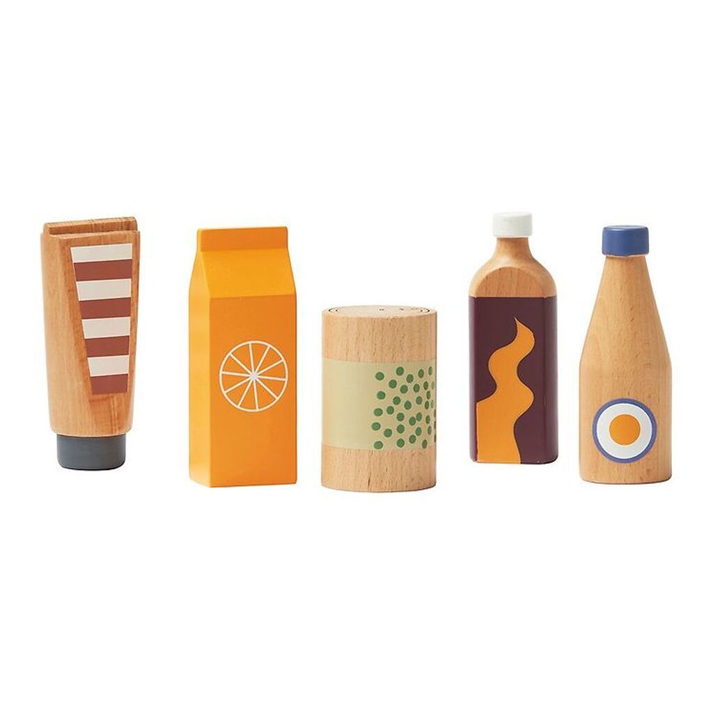 Kids Concept Legemad - Flaske- og Dåsesæt