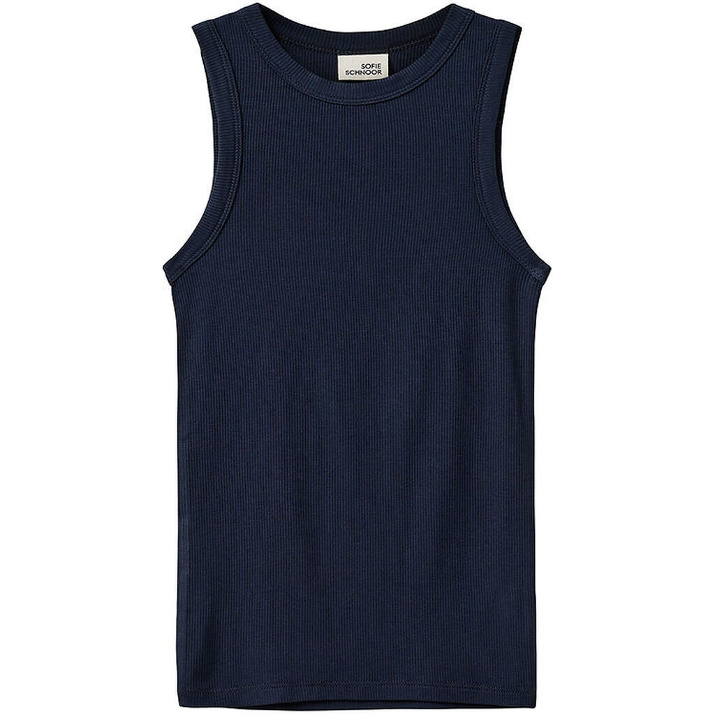 Sofie Schnoor Tanktop - Rib - Jullie - Navy Blue