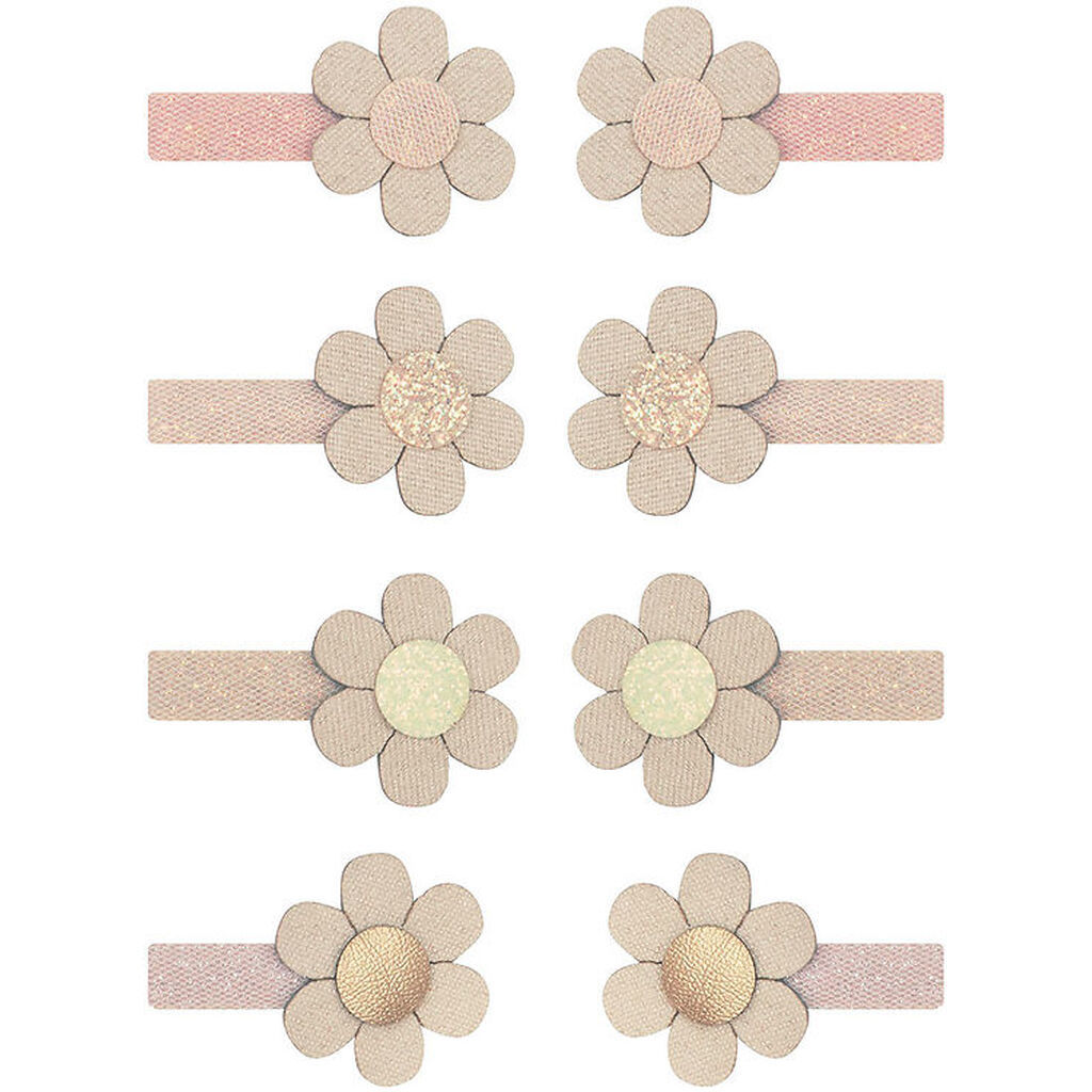Mimi & Lula Hårclips - 8-pak - 3 cm - Daisy Spring Magic