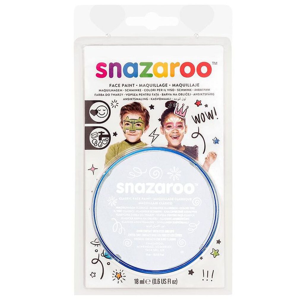 Snazaroo Ansigtsmaling - 18 ml - White