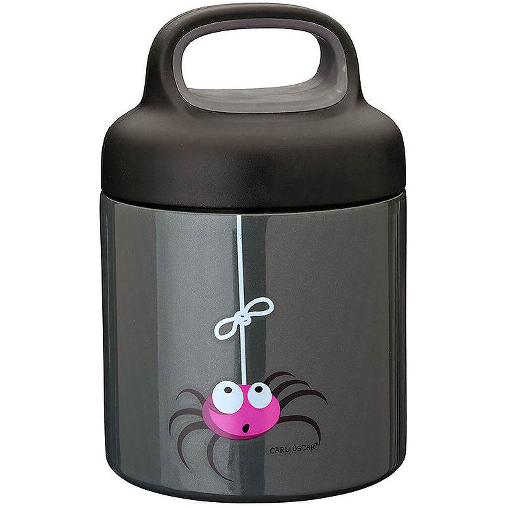Carl Oscar Termomadkasse - 0,3 L - TEMP LunchJar - Grå m. Edderk