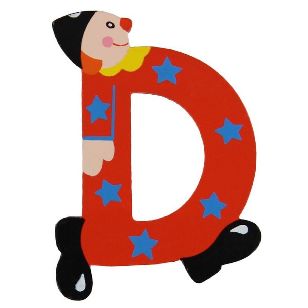 Petit Jour Paris Klovne Bogstav - D - Rød