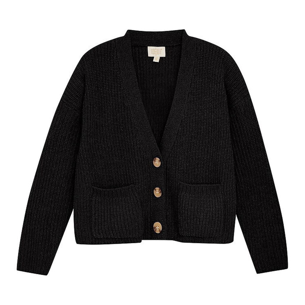 Creamie Cardigan - Strik - Sort