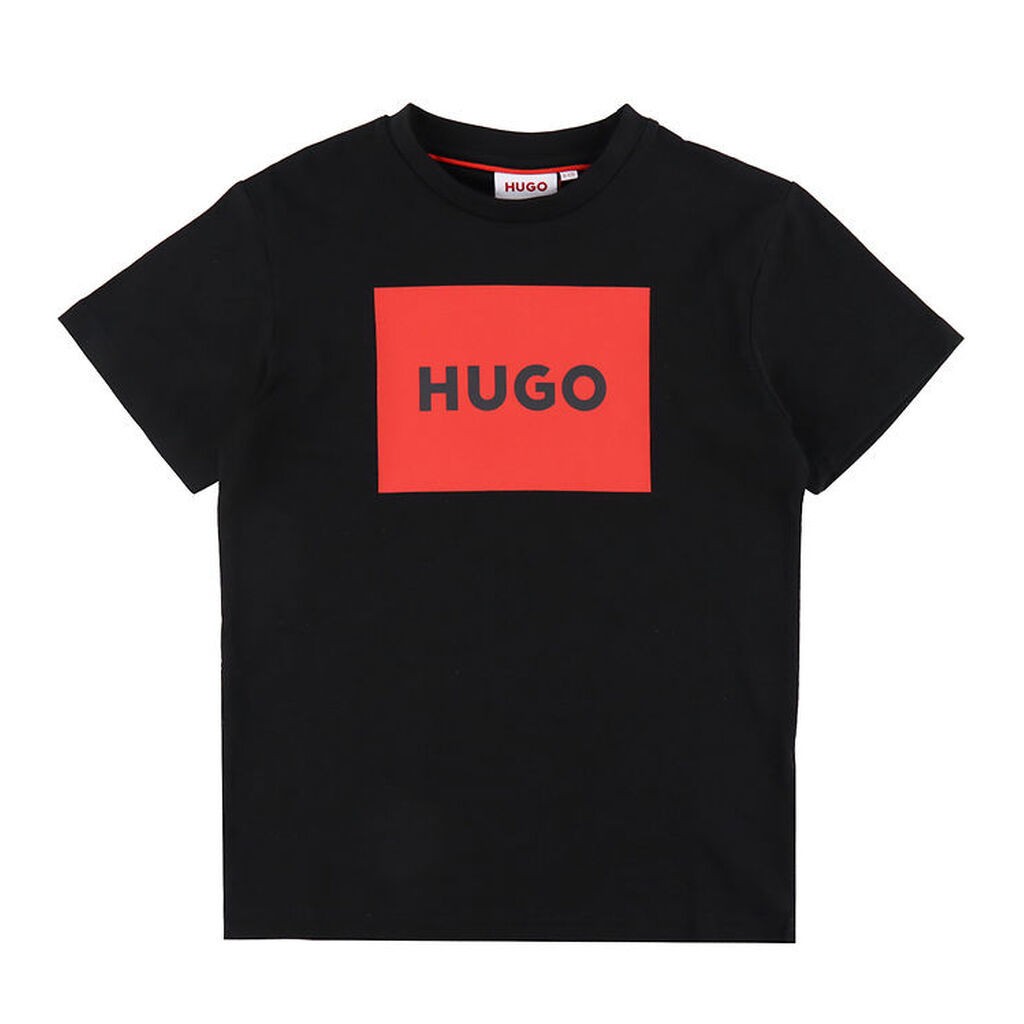 HUGO T-shirt - Sort/Rød