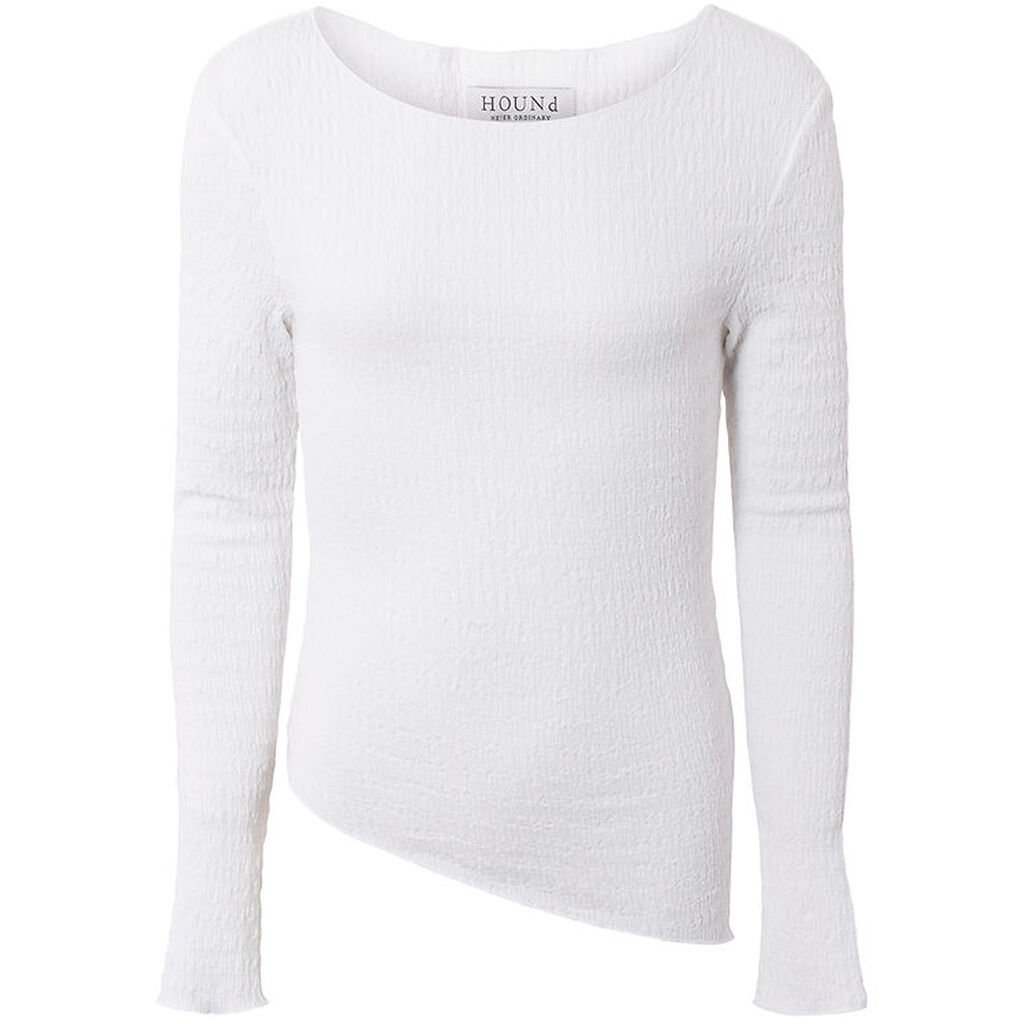 Hound Bluse - Asymmetric - Hvid