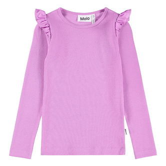 Molo Bluse - Rib - Rasmine - Purple Ray