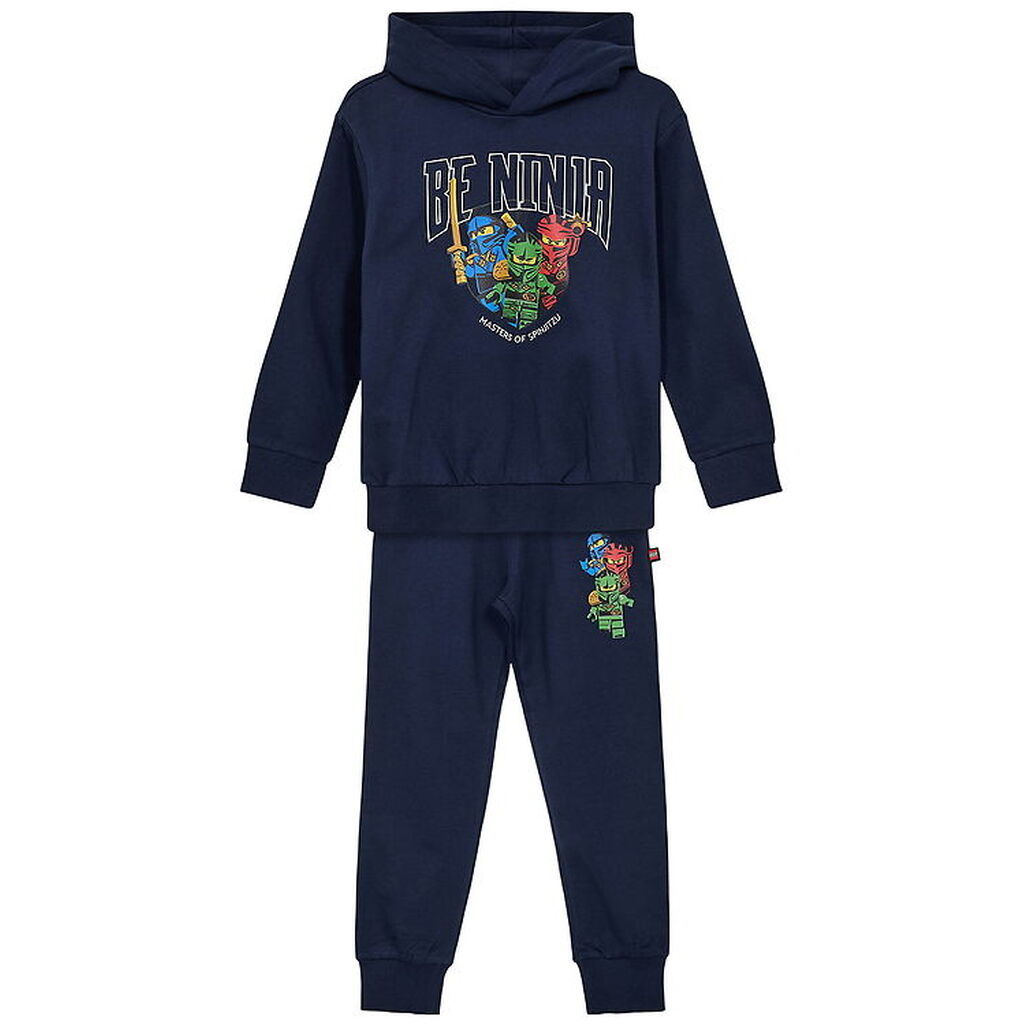 LEGOÂ® Wear Ninjago Sweatsæt - LwsAku - Mørkeblå