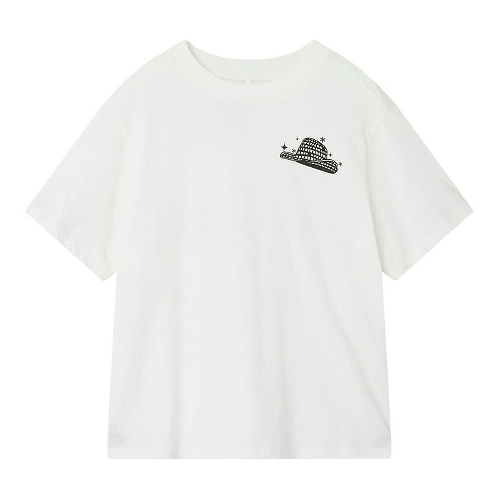 Name It T-Shirt - NkfKatin - Bright White/Hat
