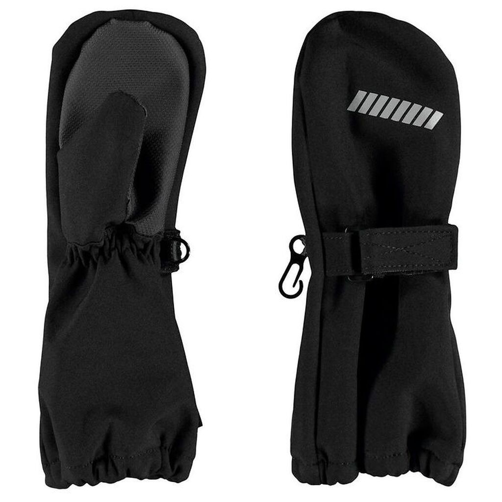 Name It Softshellluffer m. Fleece - Noos - NmnAlfa - Sort