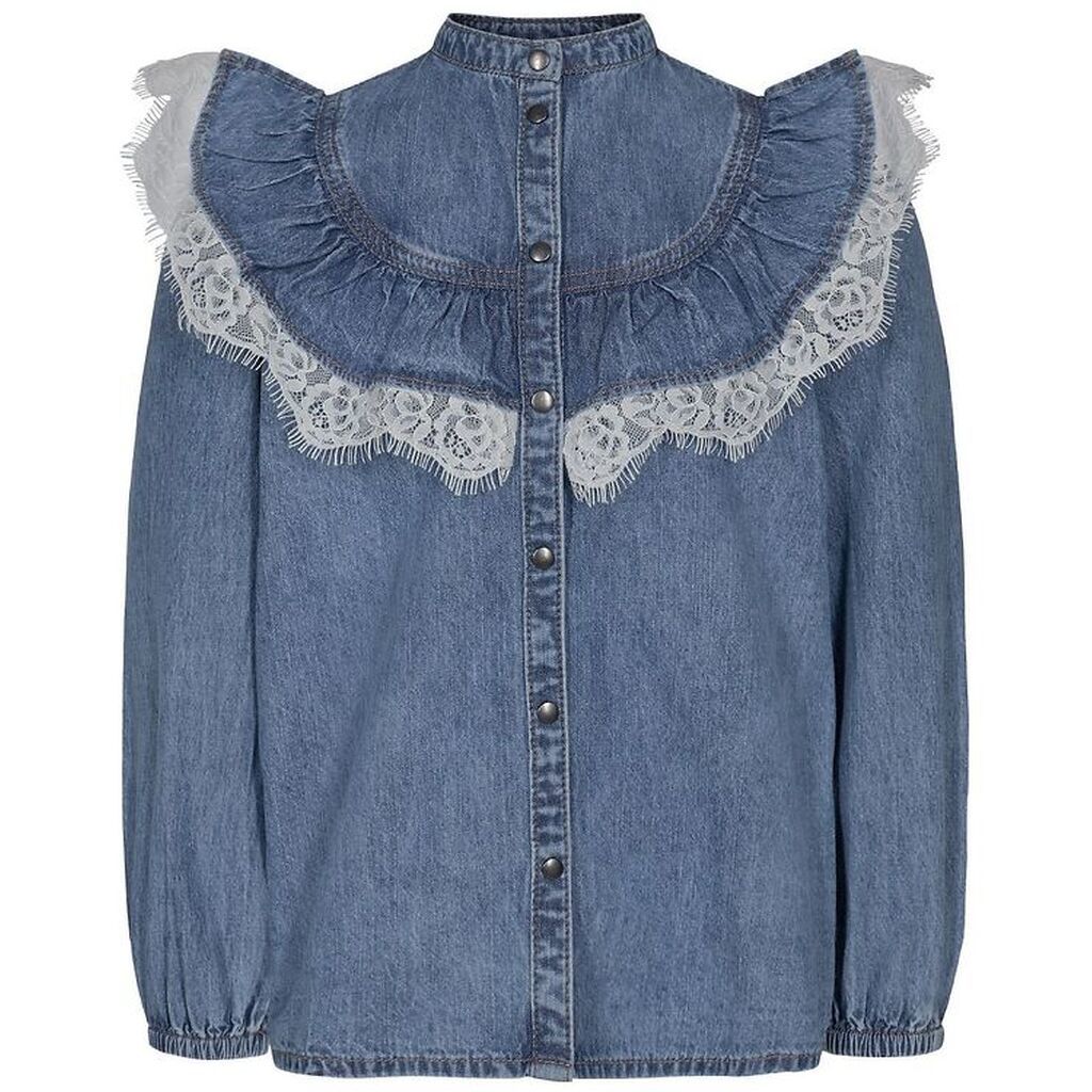 Petit by Sofie Schnoor Skjorte - Atlanta - Blå Denim