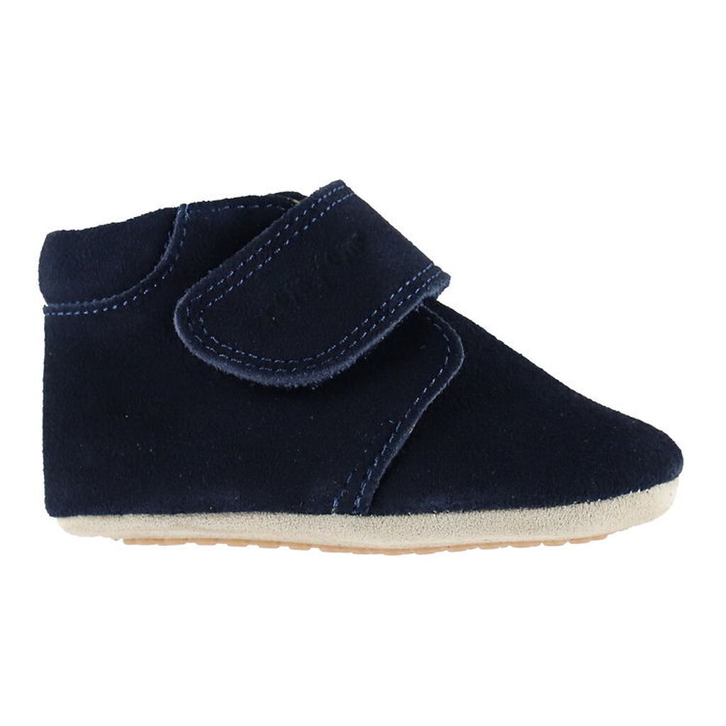 Pom Pom Skindfutter - Beginners Velcro - Navy Suede