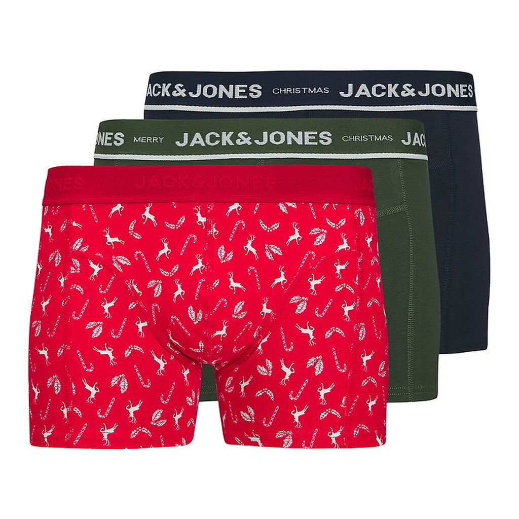 Jack & Jones Boxershorts - 3-pak - JacDeer - Sky Captain/True Re