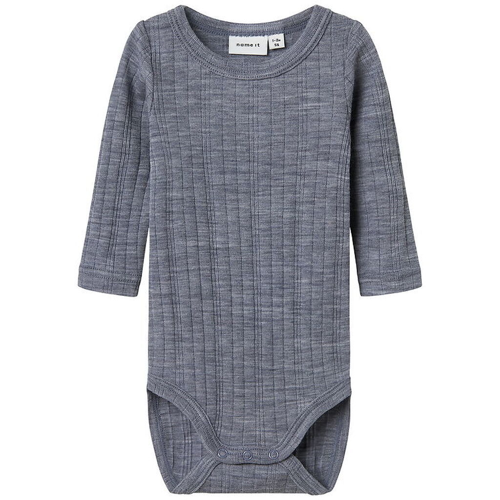 Name It Body l/æ - Uld - Noos - NbmWang - Folkstone Gray