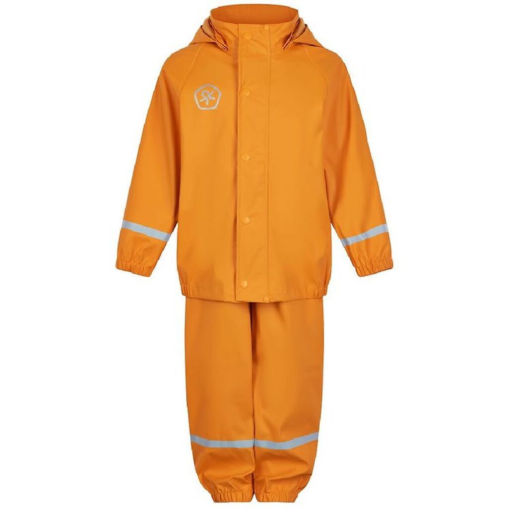 Color Kids Regntøj m. Seler - PU - Cadmium Yellow