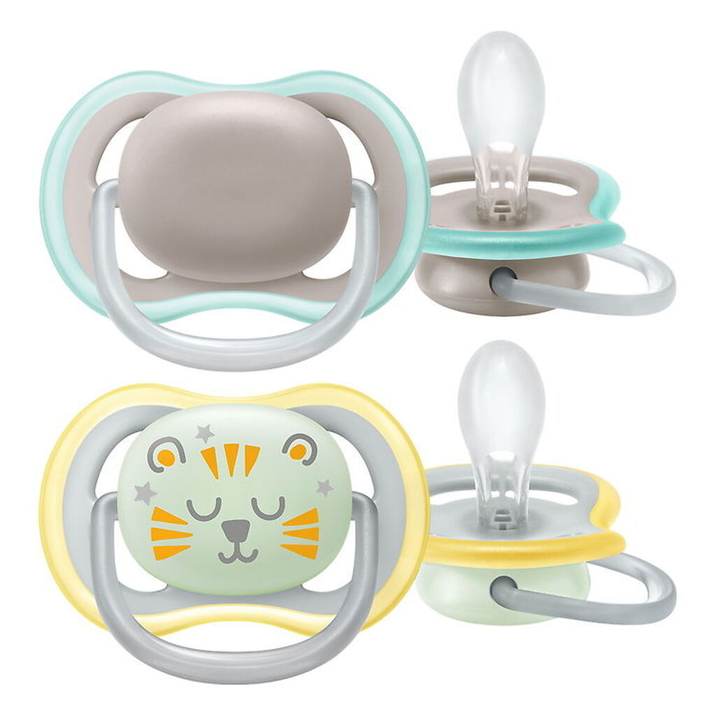 Philips Avent Sutter - 2-pak - Ultra Air - Day & Night - Grå