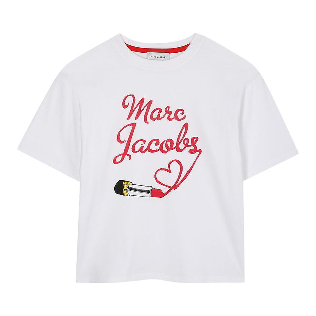 Little Marc Jacobs T-shirt - Hvid m. Print